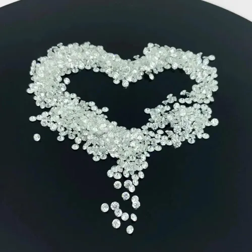 Miniatura 2 de REAL-GEMS Lote al por mayor de diamantes sueltos CVD cultivados en laboratorio, 8 piezas de 0.020in 0.5 cts VS1 Clarity EFG, excelente diamante