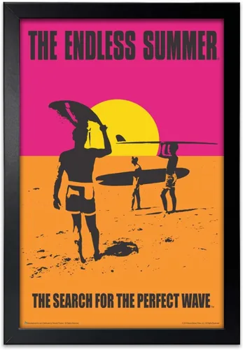 Miniatura 8 de Scorpio Posters The Endless Summer - Movie Mini Poster - Officially Licensed - 11" x 17" - with Black Wood Poster Holder