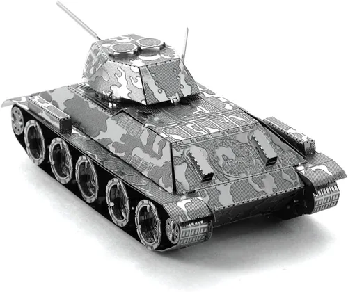 Miniatura 4 de Metal Earth T-34 Tank 3D Metal Model Kit Bundle con pinzas Fascinaciones