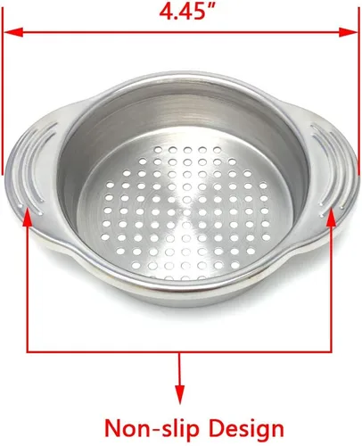 Miniatura 4 de Colador de latas, colador de atún, acero inoxidable 304 (18/8), apto para lavavajillas, colador de alimentos, colador de latas, fácil de limpiar