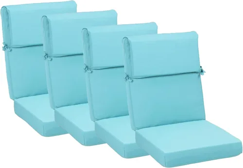Miniatura 28 de BPS Cojín para silla mecedora de 20 x 20 pulgadas, resistente a la decoloración y al agua, cojines para sillas de patio con funda extraíble