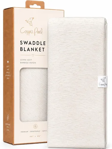 Miniatura 24 de Copper Pearl Swaddle Blankets for Newborns Soft Stretchy Receiving Blankets for Boys and Girls Large 46 x 46 Inch Baby Blankets Lightweight
