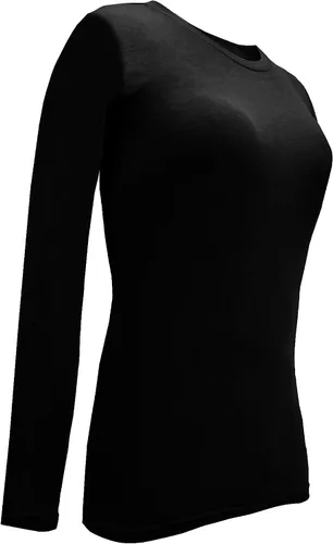 Miniatura 101 de Natural Uniforms Camiseta Under Scrub para mujer, cuello redondo, manga larga, paquete de 3, paquete múltiple de 3