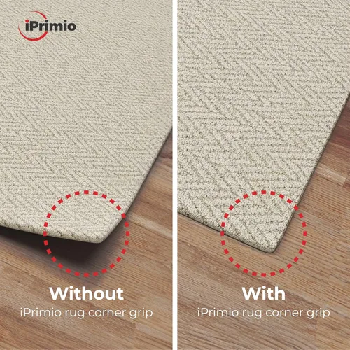 Miniatura 6 de NeverCurl Adhesivo para aflombras que evita que se enrollen las esquinas. Apto para suelos de madera. Para alfombres en interiores y exteriores.