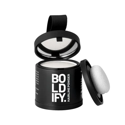 Miniatura 27 de BOLDIFY Polvo de línea del cabello (GRANDE, 10g) - Color de cabello para retoque de raíces para cobertura de canas - Polvo para el cabello que Negro