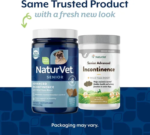 Miniatura 2 de NaturVet Suplemento para perros de incontinencia avanzada para personas mayores – Ayuda a apoyar el control de la vejiga del perro, micción normal
