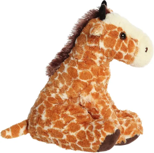 Miniatura 3 de Aurora Peluche de jirafa de peluche - Comodidad acogedora - Acurruces sin fin - Marrón 14 pulgadas