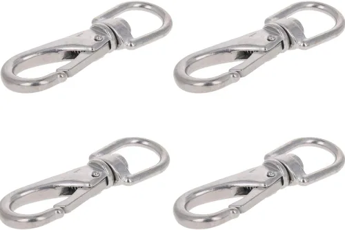 Miniatura 8 de MroMax - Gancho para ojos, mosquetón de acero inoxidable 304