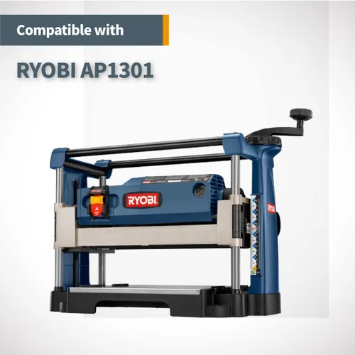 Miniatura 5 de POWERTEC Cuchillas cepilladoras de 13 pulgadas para cepilladora Ryobi AP1301, repuesto para cuchillos cepilladores AC8630, juego de 2 (12826)
