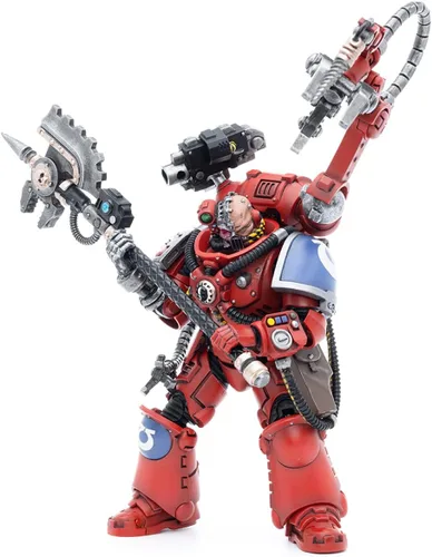 Miniatura 8 de YIZRIO JoyToy Warhammer 40k Ultramarines Apothecary Biologis, figura de acción a escala 1:18 Mecha Joy Toy Collection Modelo 5.35 pulgadas