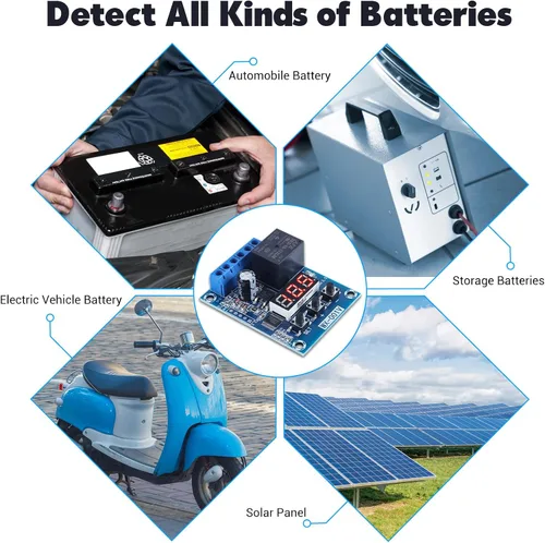 Miniatura 6 de Icstation DC 12 V Interruptor de desconexión de bajo voltaje sobre carga placa de protección de descarga con interfaz de alimentación independiente