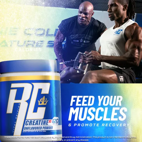 Miniatura 6 de Ronnie Coleman Signature Series Creatine-XS, creatina monohidrato en polvo, recuperación después del entrenamiento para fortalecimiento muscular