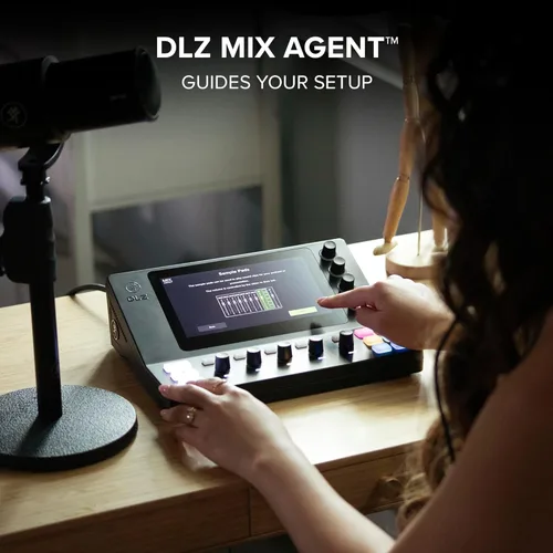 Miniatura 5 de Mackie DLZ Creator XS Mezclador digital adaptativo para podcasting, transmisión y YouTube con modos de usuario, tecnología Mix Agent, mezcla