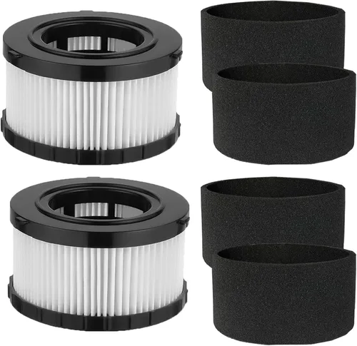 Miniatura 7 de Paquete de 4 filtros HEPA DC5151H de repuesto para aspiradora en seco y húmedo DEWALT DC5151H DC515 DCV517