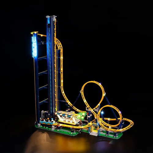 Miniatura 3 de Kit de luz LED RC compatible con Lego 10303, kit de iluminación decorativa para (Loop Coaster 10303) modelo de bloques de construcción