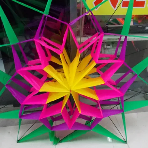 Miniatura 2 de SM SunniMix Cometa tridimensional 3D hermosa flor color cometa hecha a mano mosca para los muchachos