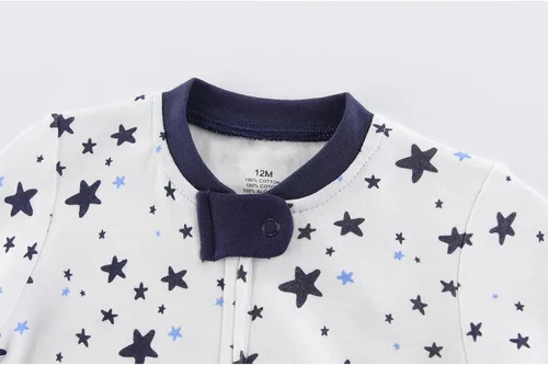 Miniatura 8 de Ropa unisex para bebés, paquete de 5 mamelucos de manga corta y 3 mamelucos con pies para bebé