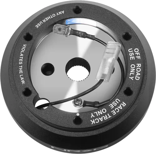Miniatura 4 de NRG Innovations NRG-SRK-140H Adaptador de buje corto de liberación rápida para volante estilo carrera, patrón de pernos 6 X 70mm, cuerpo negro