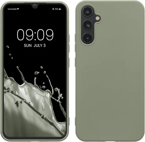 Miniatura 237 de kwmobile Funda compatible con Samsung Galaxy A23 4G / 5G - Funda de silicona TPU metálica suave y delgada - Rojo oscuro metálico