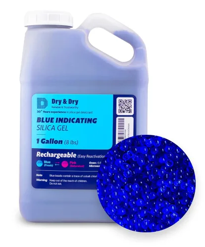 Miniatura 11 de Dry & Dry [1.63 kg] Cuentas de gel de sílice indicadoras de primera calidad de color naranja (estándar de la industria 3-5 mm) - Cuentas de gel