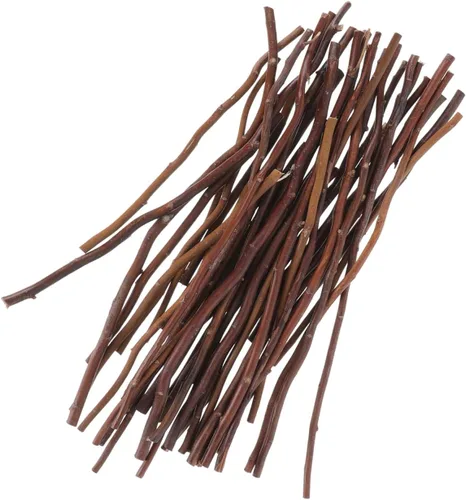 TEHAUX Paquete de 40 ramas de madera natural de 7.9 in y 11.8 in, tacos rústicos con aspecto de abedul para candelabros de bricolaje, accesorios de