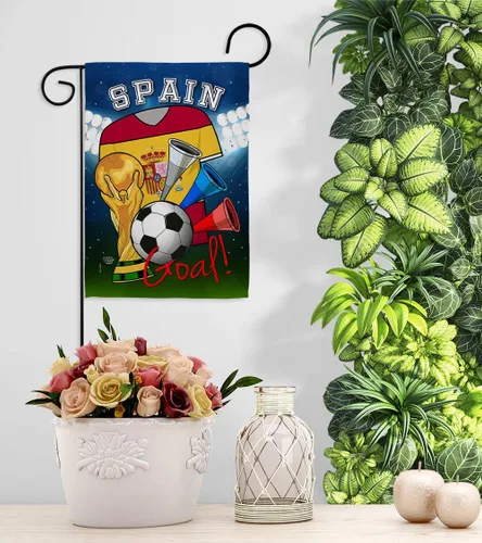 Miniatura 9 de Banderas de la Copa del Mundo de España para decoración del hogar, pancartas para decoración del hogar, decoración de patio, césped, porche