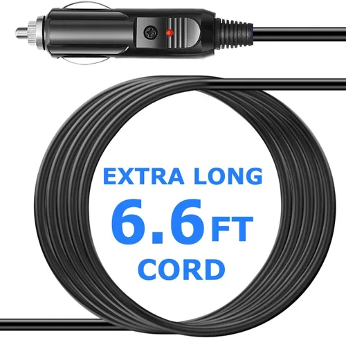 Miniatura 4 de T POWER Adaptador de cargador de coche de 12 V CC para niños de 12 V para niños y motocicletas, juguete Hello Kitty SUV y más encendedor