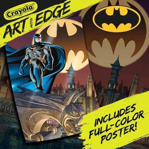Miniatura 5 de Crayola Dibujos para colorear de Batman (28 páginas), incluye póster de Batman, colorear para adultos, regalo coleccionable