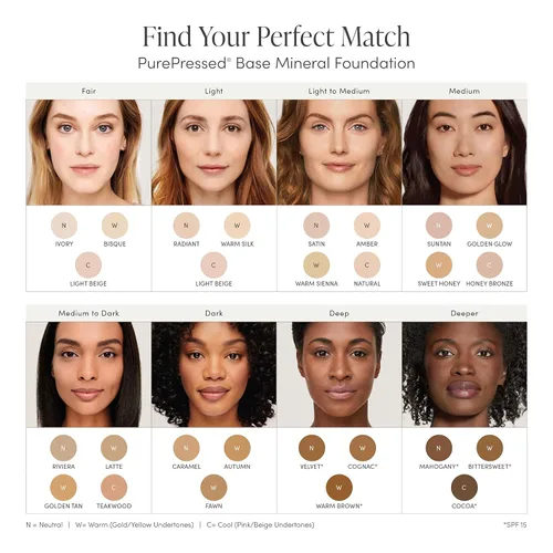 Miniatura 21 de Jane Iredale PurePressed Base Polvo Mineral de Maquillaje de Repuesto o Juego de Compacto Rellenable Polvo Prensado Semi Mate con SPF Sin Talco