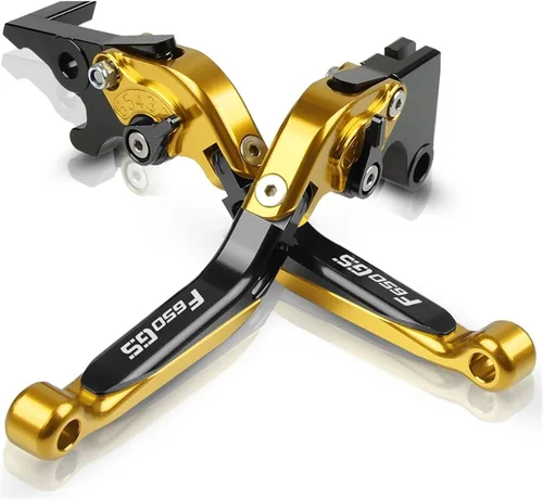 Miniatura 11 de Accesorios CNC para motocicleta, ajustable, plegable, extensible, con logotipo, palancas de embrague de freno para BMW F650GS F650 GS F 650 GS Negro