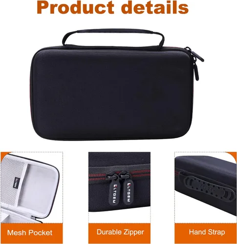 Miniatura 5 de L LTGEM Estuche de almacenamiento EVA para Zoom H8 de 12 pistas/Tascam Portacapture X8 Portátil Práctico Grabador - Bolsa de transporte protectora