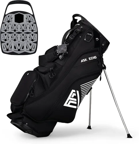 ASK ECHO ST-Lock Mecha - Bolsa de soporte híbrida silenciosa con divisores de 14 vías para hombres y mujeres