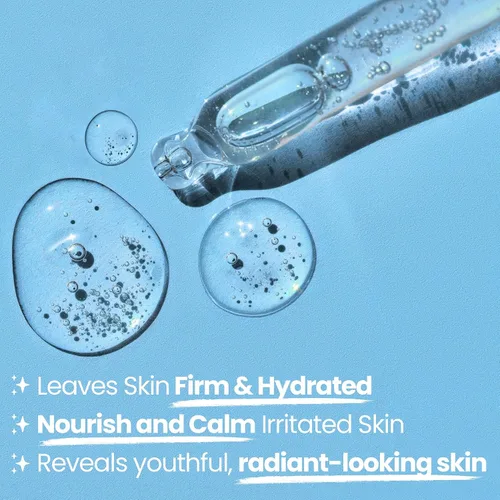 Miniatura 4 de Admire My Skin Suero facial de ácido poliglutámico orgánico – Potente hidratación y antienvejecimiento + ácido hialurónico + propóleos 1 oz