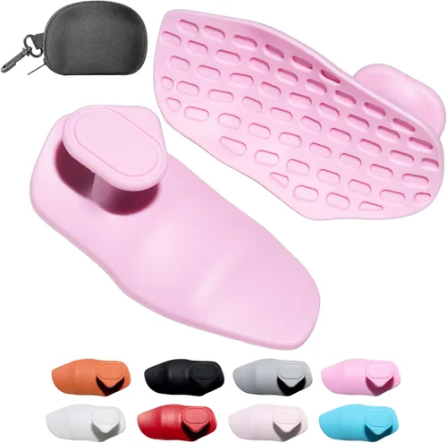 Miniatura 16 de Agarres de silicona para levantamiento de pesas, guantes de entrenamiento alternativos para hombres, agarre antideslizante para entrenamiento