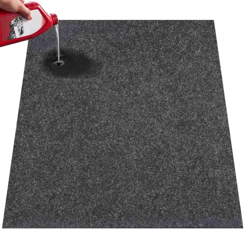Miniatura 12 de VEVOR Tapete para Piso de Garaje, 3'x5' Tapete para Derrames de Aceite, Tapete para Piso de Garaje Debajo del Automóvil, Duradero, Reutilizable
