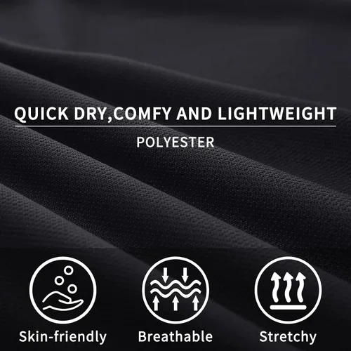 Miniatura 6 de CRYSULLY Camisa táctica de golf de manga corta para hombre, con botones, estilo militar