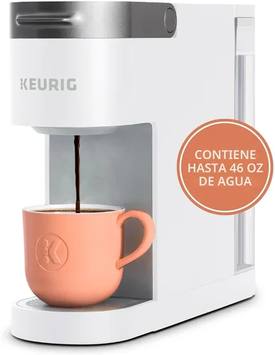 Miniatura 7 de Keurig - Cafetera K-Slim de una sola porción con cápsulas K-Cup, tecnología MultiStream, 3 tamaños de preparación, diseño delgado y elegante, Blanco