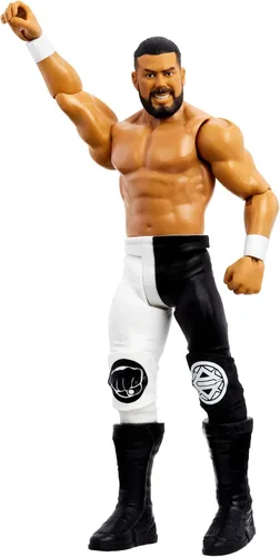 Miniatura 5 de WWE WrestleMania 37 Andrade Figura de acción Posable 6 pulgadas Coleccionable y Regalo para Edades de 6 años en adelante