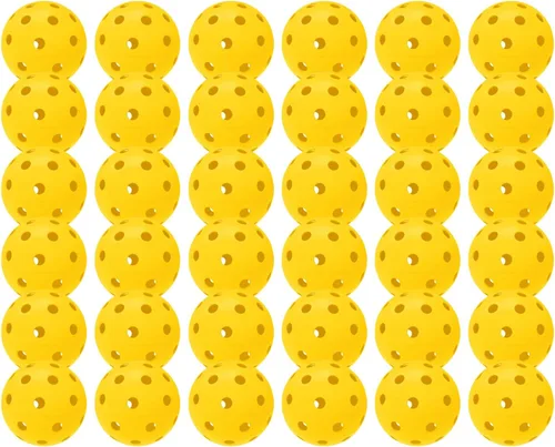 Miniatura 24 de Paquete de 6 pelotas de pickleball deportivas para exteriores - 40 pelotas de pickleball - Bolas de pickleball de EE. UU. aprobadas por USAPA