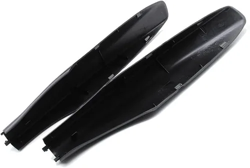 Miniatura 4 de Desplazamiento 4 unids negro ABS portaequipajes de techo barra de extremo de carril cubierta cubierta para Toyota Land Cruiser Prado J120 FJ120