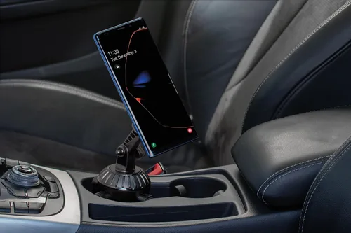 Miniatura 9 de Scosche Soporte de Teléfono para Portavasos de Automóvil, Soporte Magnético para Teléfono Celular con Cuello Ajustable y Rotación de 360°, Soporte