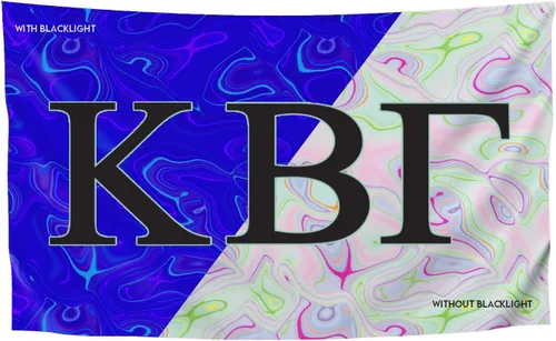 Miniatura 15 de Greek Club Sorority & Fraternity - Bandera de luz negra, 3 pies x 5 pies, licencia oficial, tapiz, exhibición, poliéster, pancarta de letras, CHI