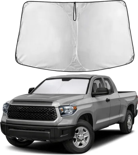 Miniatura 66 de EcoNour Parasol para parabrisas compatible con Hyundai Tucson 2016-2019 2020 2021, visera solar para parabrisas delantero y ventana, bloqueador