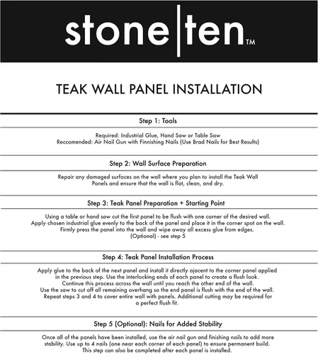 Miniatura 7 de Paneles de Pared 3D de Teca - Tablones de Madera - Paneles de Pared de Acento de Teca - Revestimiento de Pared - Tablones Shiplap para Respaldo