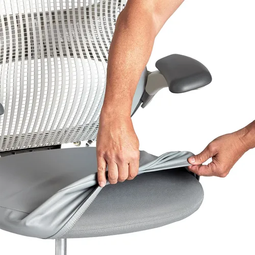 Miniatura 8 de Fundas de asiento para silla de escritorio de oficina, resistentes al agua, lavables, sin arrugas, transpirables, elásticas, suaves y antipolvo