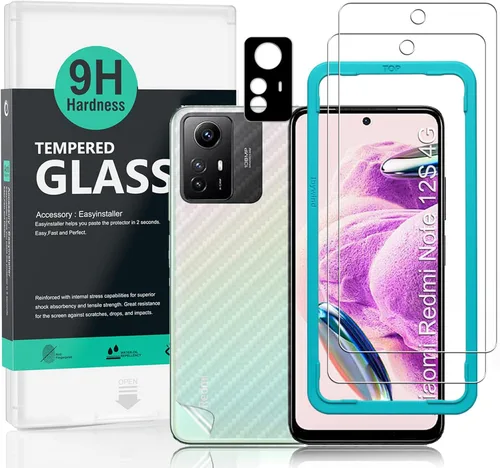 Miniatura 8 de Ibywind Paquete de 2 protectores de pantalla para Redmi Note 12 Pro 5G/Pro+/Pro Plus 5G (6.67 pulgadas) + 1 protector de lente de cámara + 1