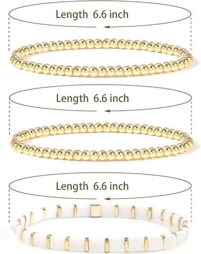 Miniatura 2 de 2 pulseras de hematita Badu para mujer, pulseras elásticas, pulsera de promesa para parejas, pulseras multicolor
