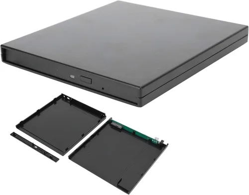 Miniatura 7 de 125 Unidad de CD externa, caja de unidad óptica SATA de 0.374 in, caja dura externa, kit de almacenamiento para computadora portátil y computadora
