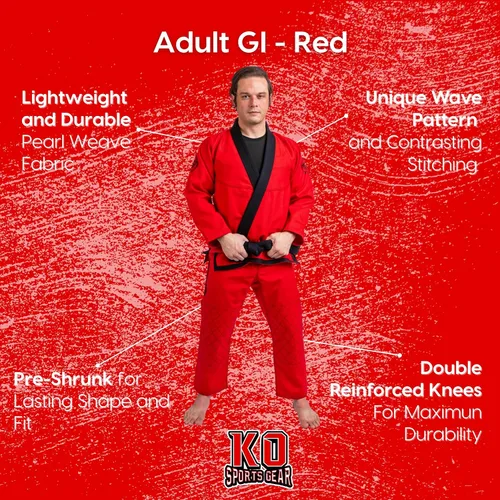 Miniatura 6 de Conjunto de uniforme Gi para adultos, BJJ Jiu Jitsu Gi, kimono y pantalones, preencogido