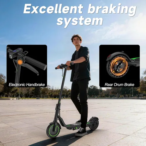 Miniatura 7 de VOLPAM Adult Electric Scooter, 250W/350W/500WMotor, 8.5"/10" Solid Tires, 10/19/22Mph, 32/28/23/21/18/16/10Miles Max Range, Dual Braking